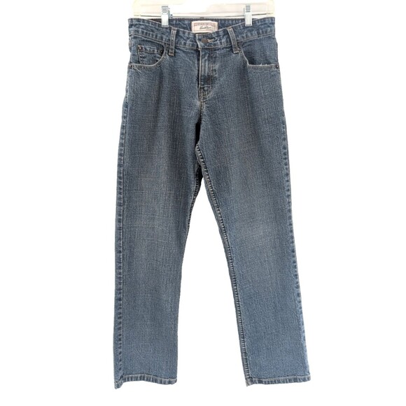 Levi’s Signature Straight Leg Stretch Mid Rise Medium Wash Jeans Size 29x29 - Picture 1 of 7